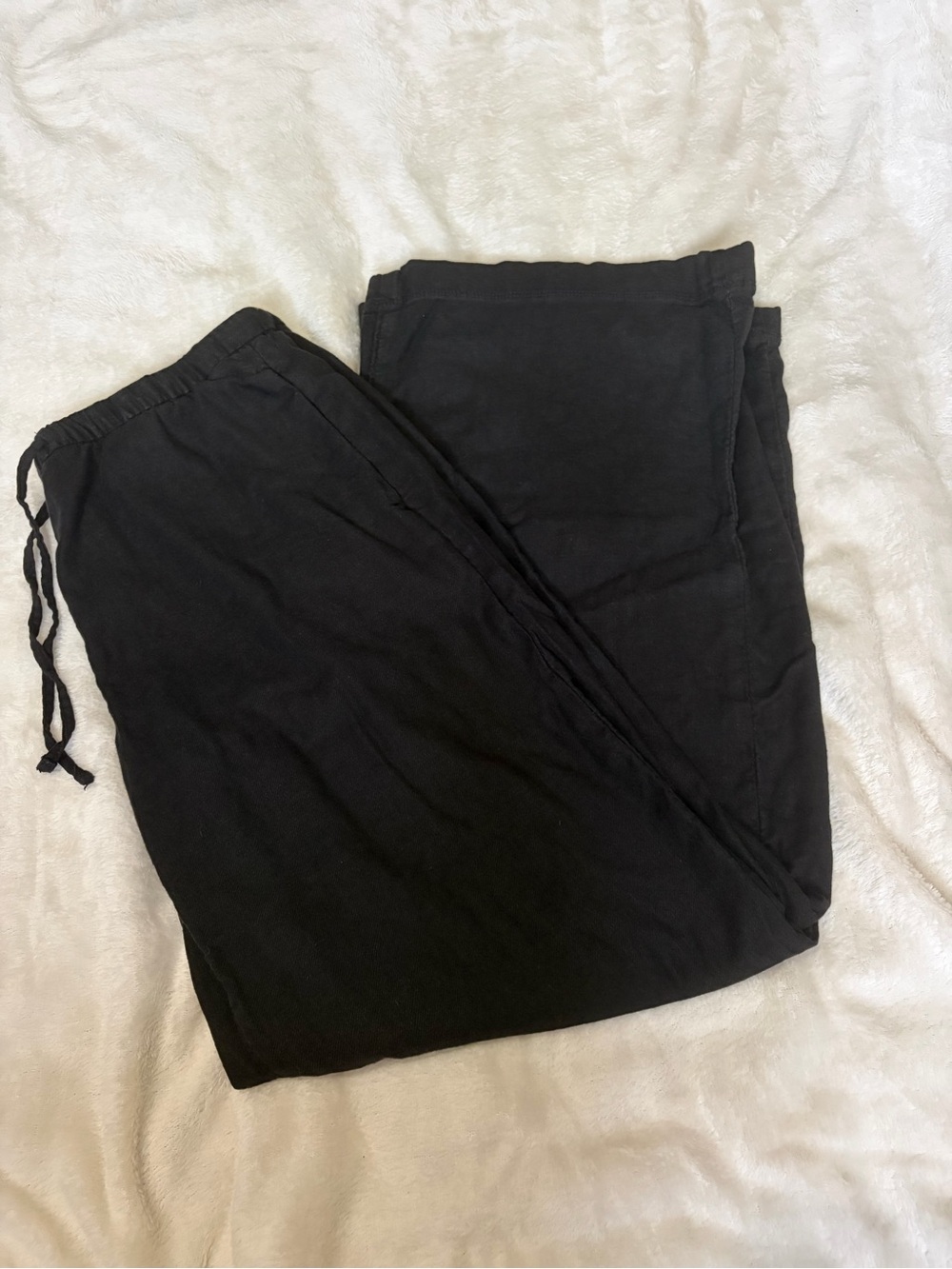 American Eagle Outfitters Black Wide Leg Pants